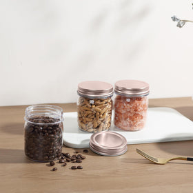 Portable travel-friendly jars by Novelinks in a compact set.