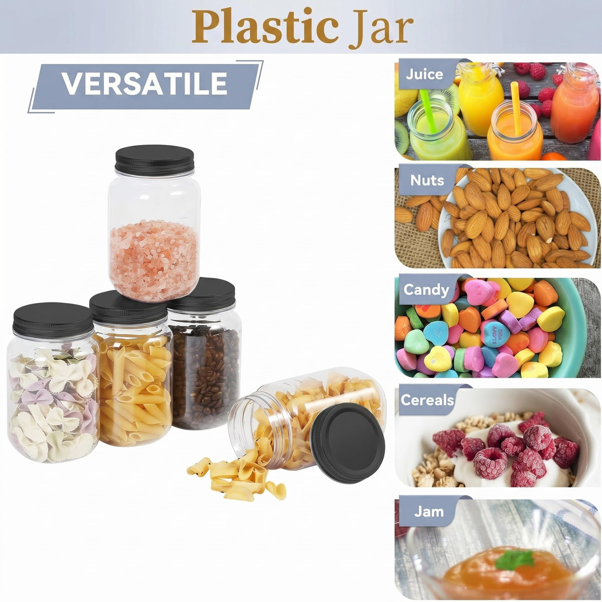 novelinks screw-on lid jar keeps contents secure and leak-free during transport