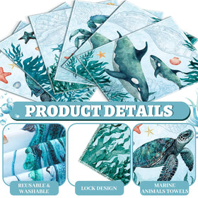 Noveread Sea Animals pattern decor—colorful patterns brighten kitchen and dining spaces.