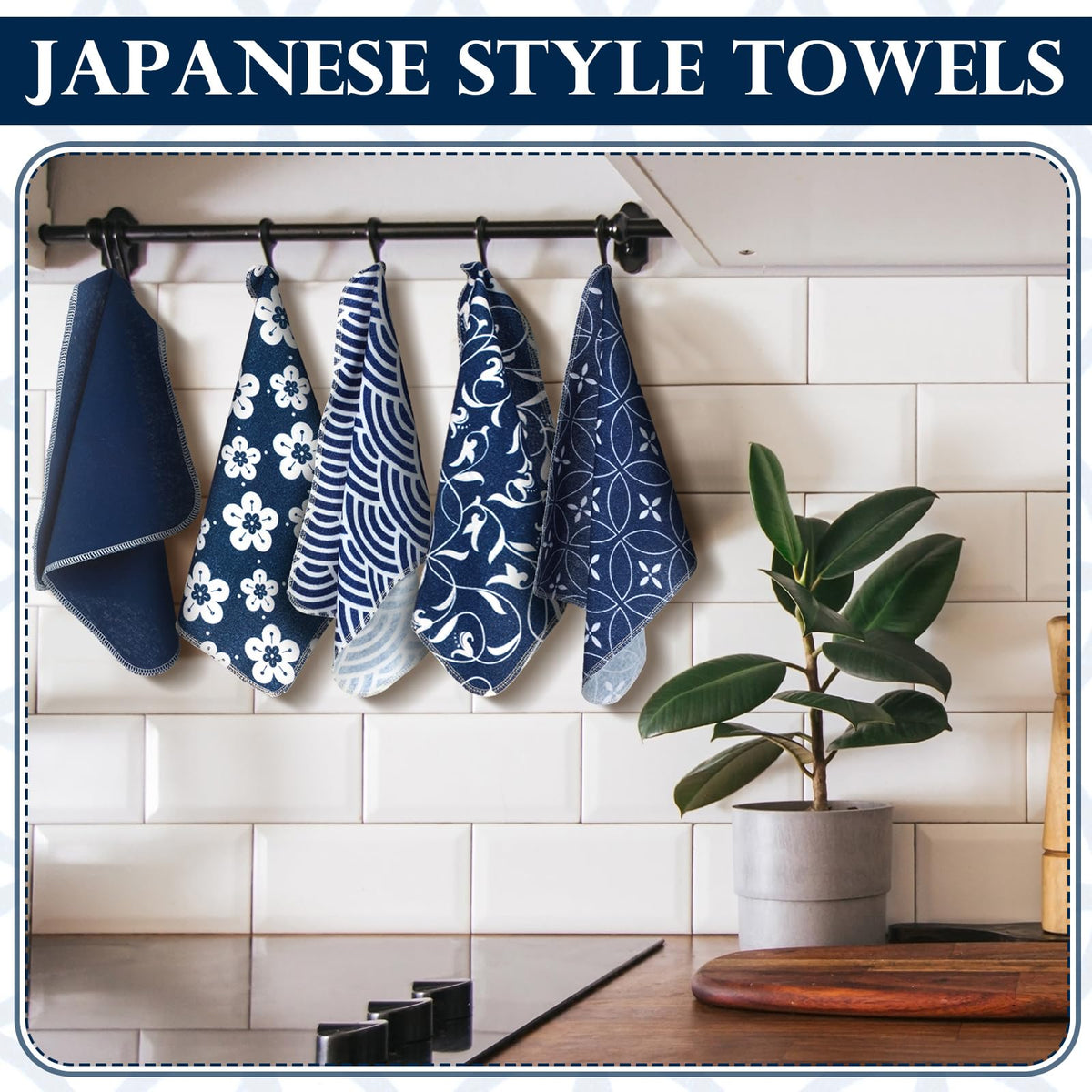 Noveread soft absorbent cotton towels ideal for dishes and hands.