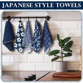 Noveread soft absorbent cotton towels ideal for dishes and hands.