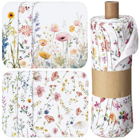 Noveread Wildflowers cleaning cloth drying dishes with absorbent cotton