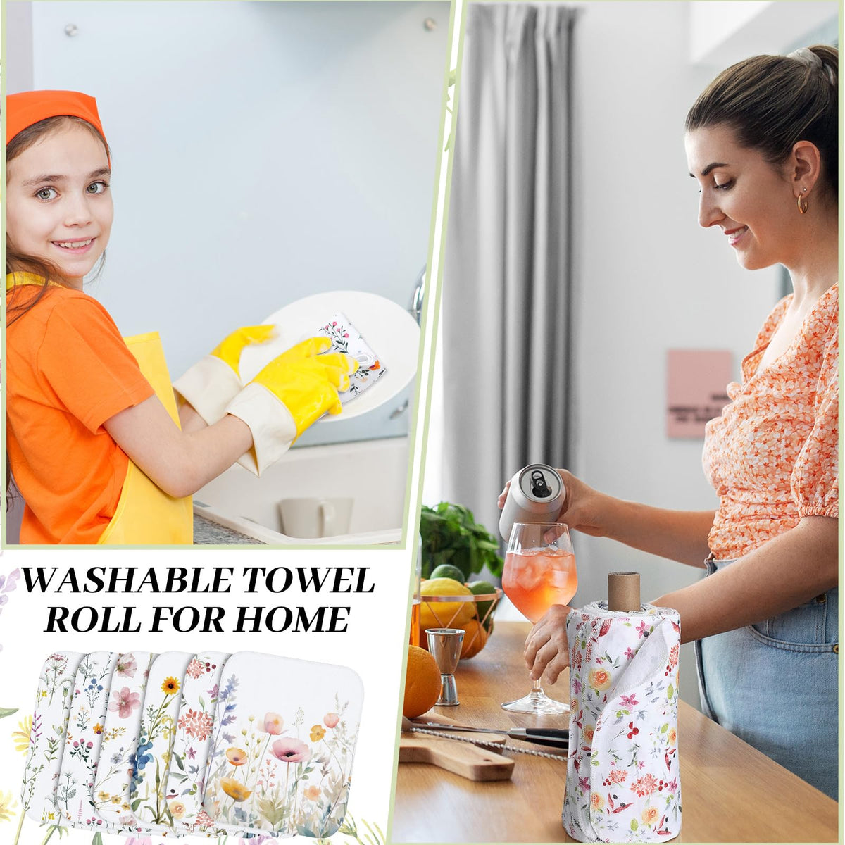 Noveread Wildflowers towel size 25x30 cm for versatile use