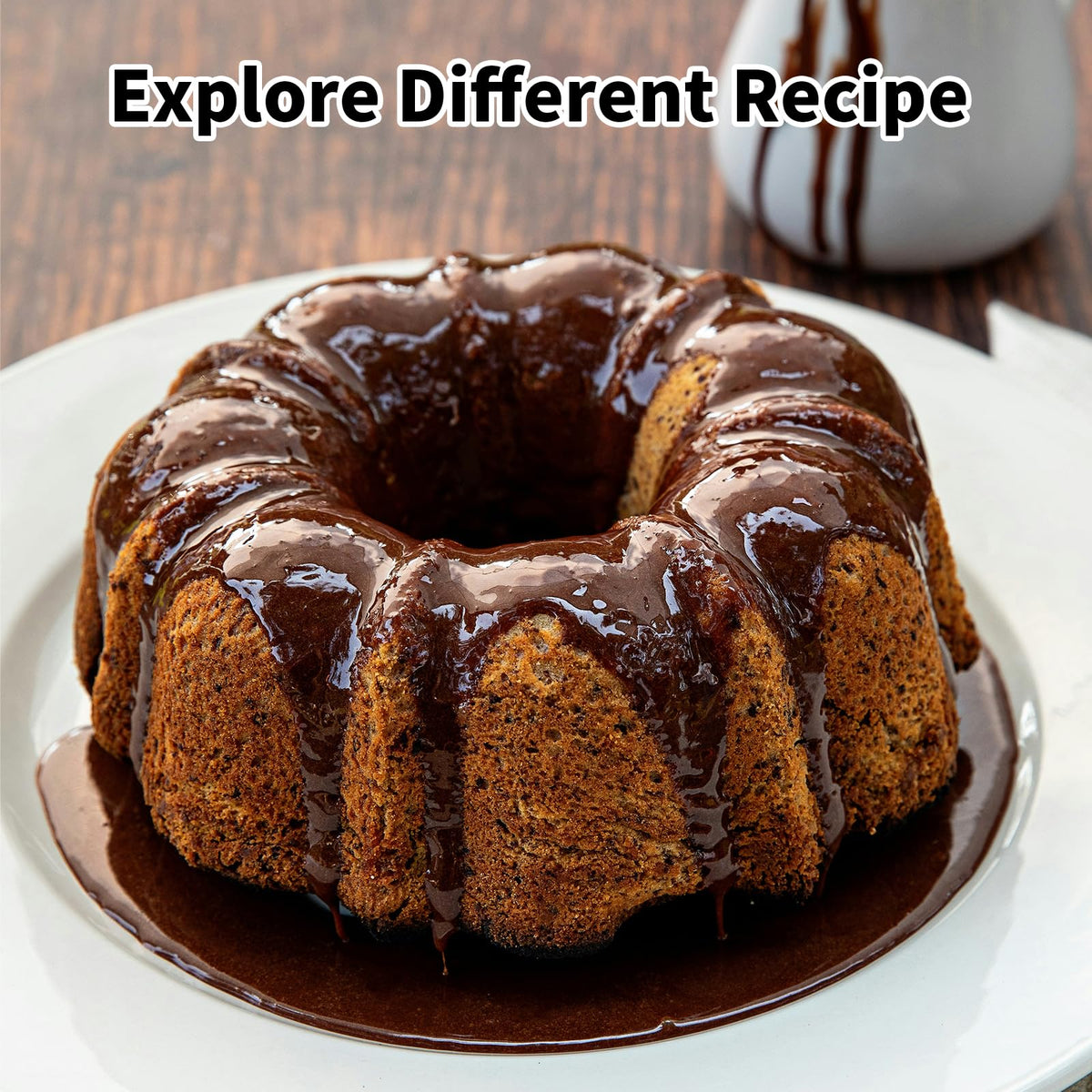 Novery tube cake pan suitable for jello, gelatin, and flan molds.