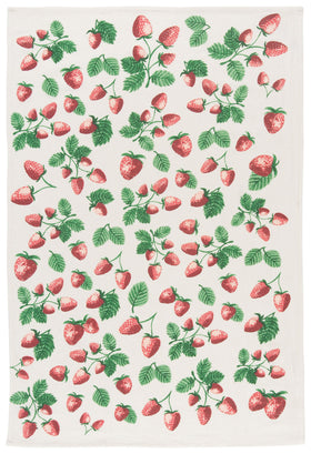 Berry Patch flour sack towel, 20 x 30 inches, ideal for large bowls