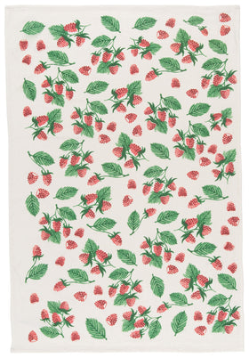 Now Designs flour sack towels, lightweight yet durable, dries greens and delicate stemware
