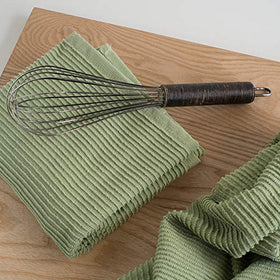 Now Designs Ripple towel for drying dishes and glassware with high absorbency.