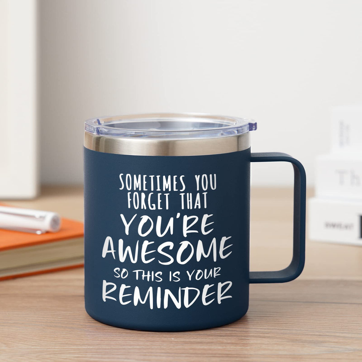 NOWWISH durable stainless steel mug for daily use at home or office