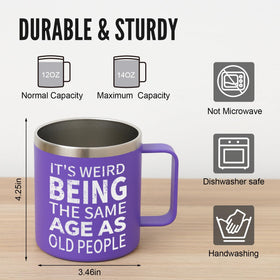 NOWWISH ergonomic-grip mug designed for comfortable one-handed use