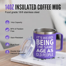 NOWWISH vacuum-insulated mug preserves beverage temperature for hours