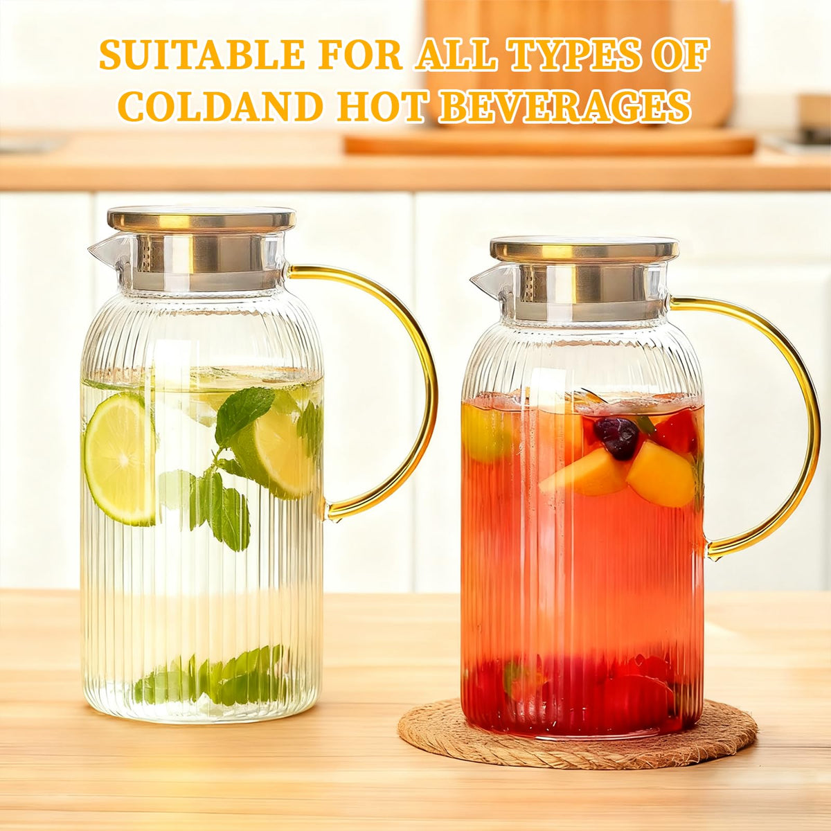 NOXKECION 2 liter capacity suits gatherings and daily hydration