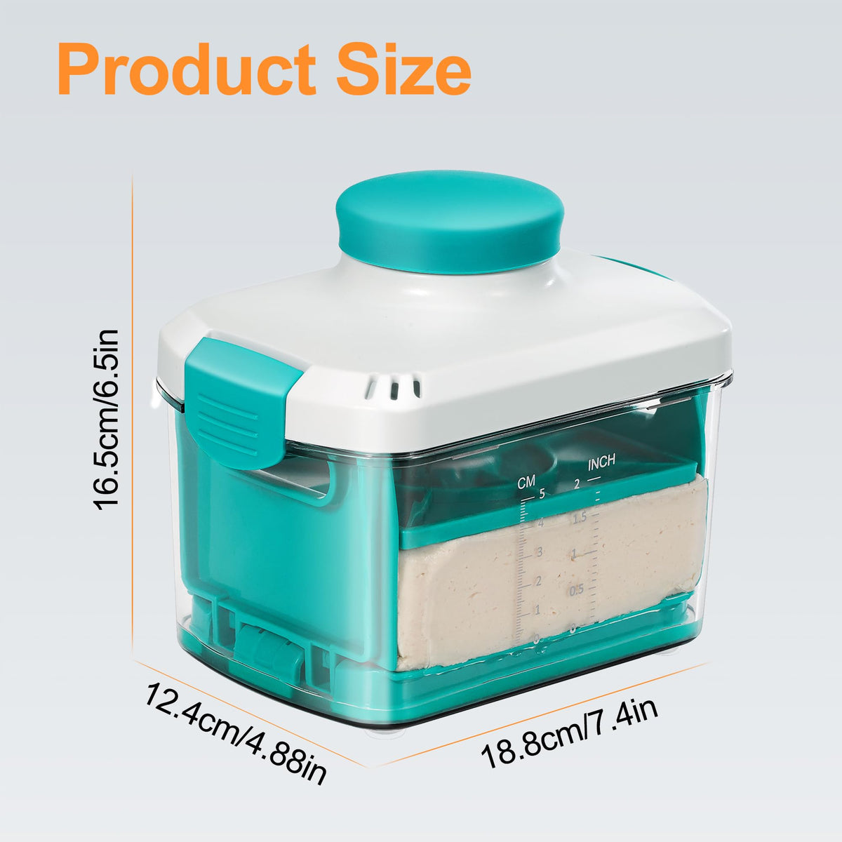 NOYA compact design shown ready on a kitchen counter