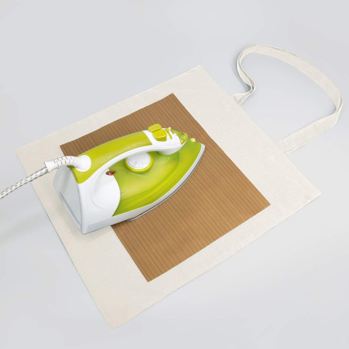 NPBAG tote with PTFE sheet included for printing.