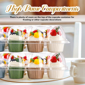 NPLUX cupcake box lid shown with secure buckle closure