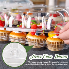 NPLUX 24-count cupcake pack stacked for bulk display