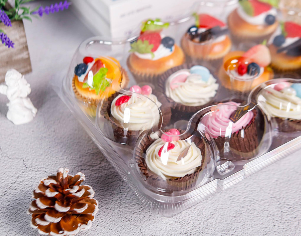 NPLUX versatile containers suitable for cakes, muffins, and party desserts