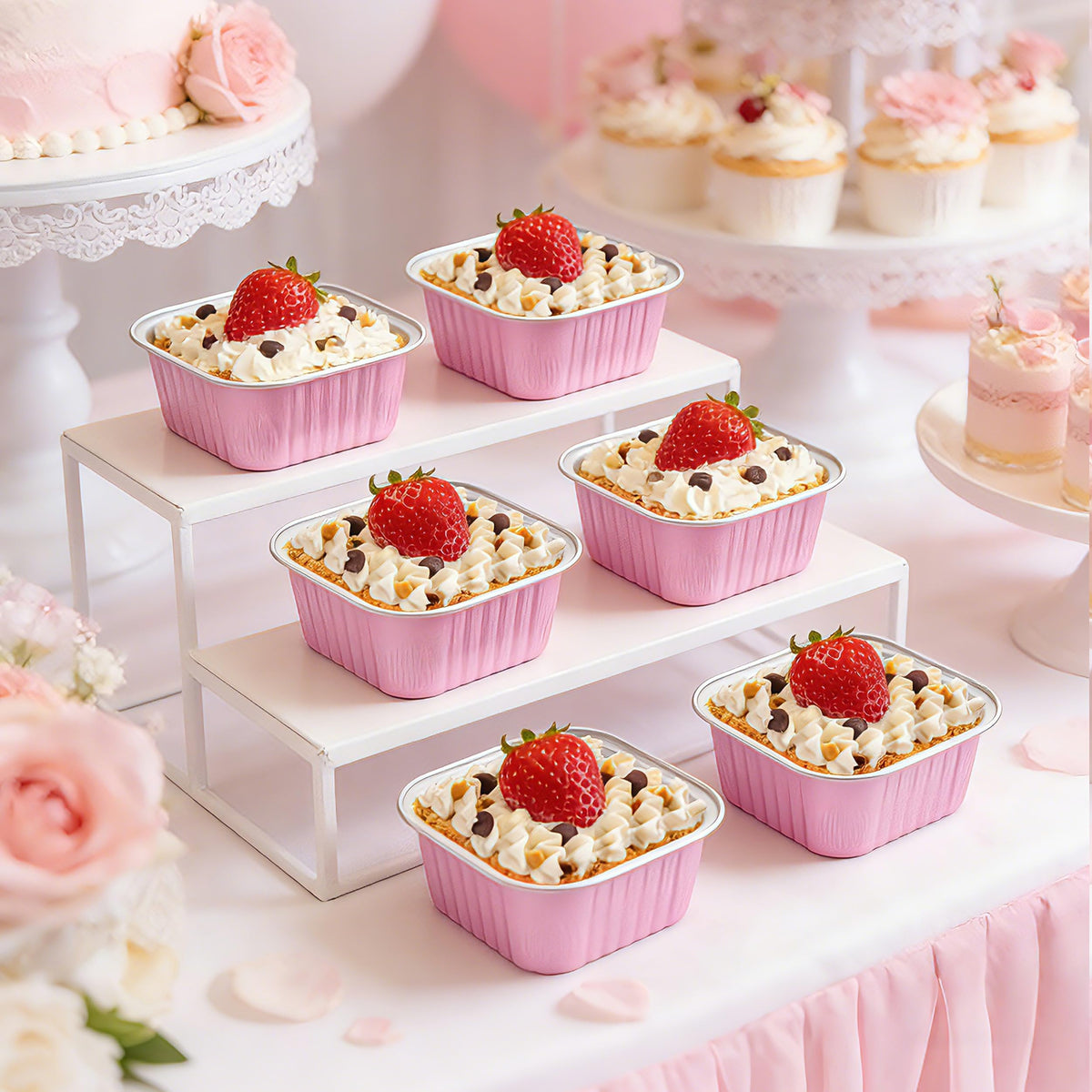 NPLUX dimensioned pans and lids help plan portions and presentation