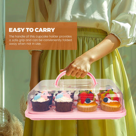 NPLUX dishwasher-safe cake carrier for quick cleanup after events.