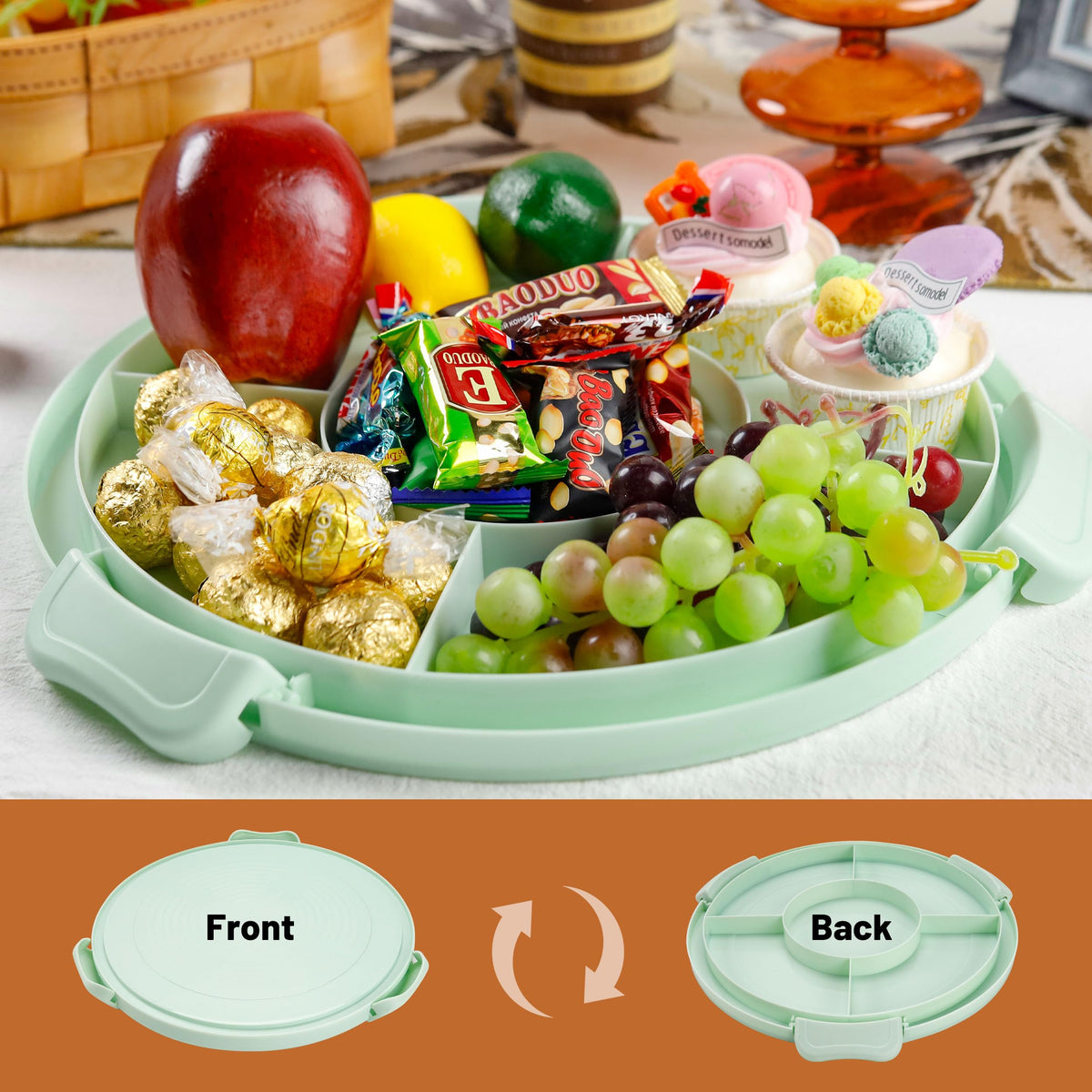 NPLUX egg holder layout inside the carrier for eggs or small bites.