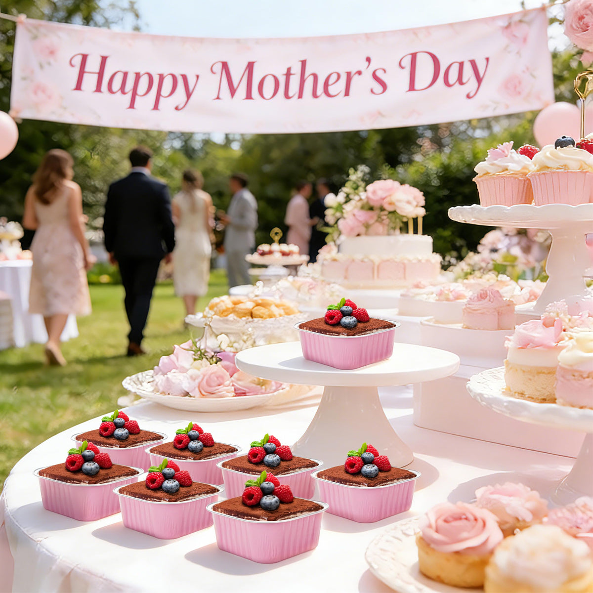 NPLUX foil pans oven-safe for baking and safe transport to guests