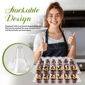 NPLUX mini cupcake packaging keeps frosting intact at markets