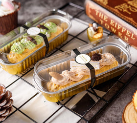 NPLUX spoons included for convenient single-serve dessert service.