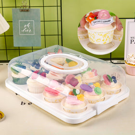 NPLUX rectangular cake carrier 13 by 9 inches for easy cake transport.