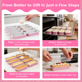 NPLUX stackable pans save space in cabinets.
