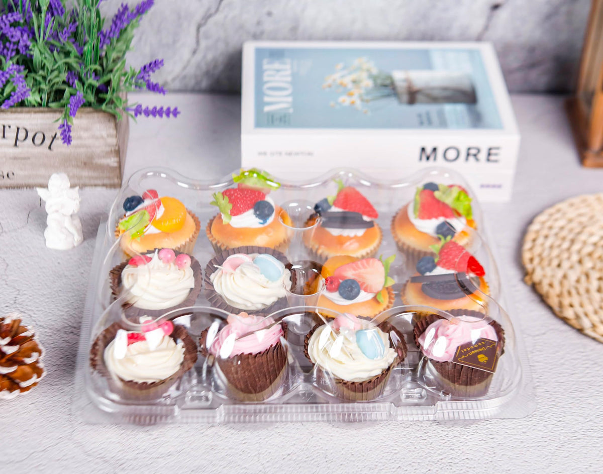 Capacity of 144 cupcakes with 12-container sets from NPLUX