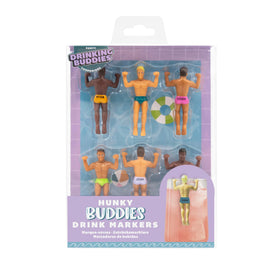 NPW Drinking Buddies fit most glasses, keeping drinks clearly labeled at a party.
