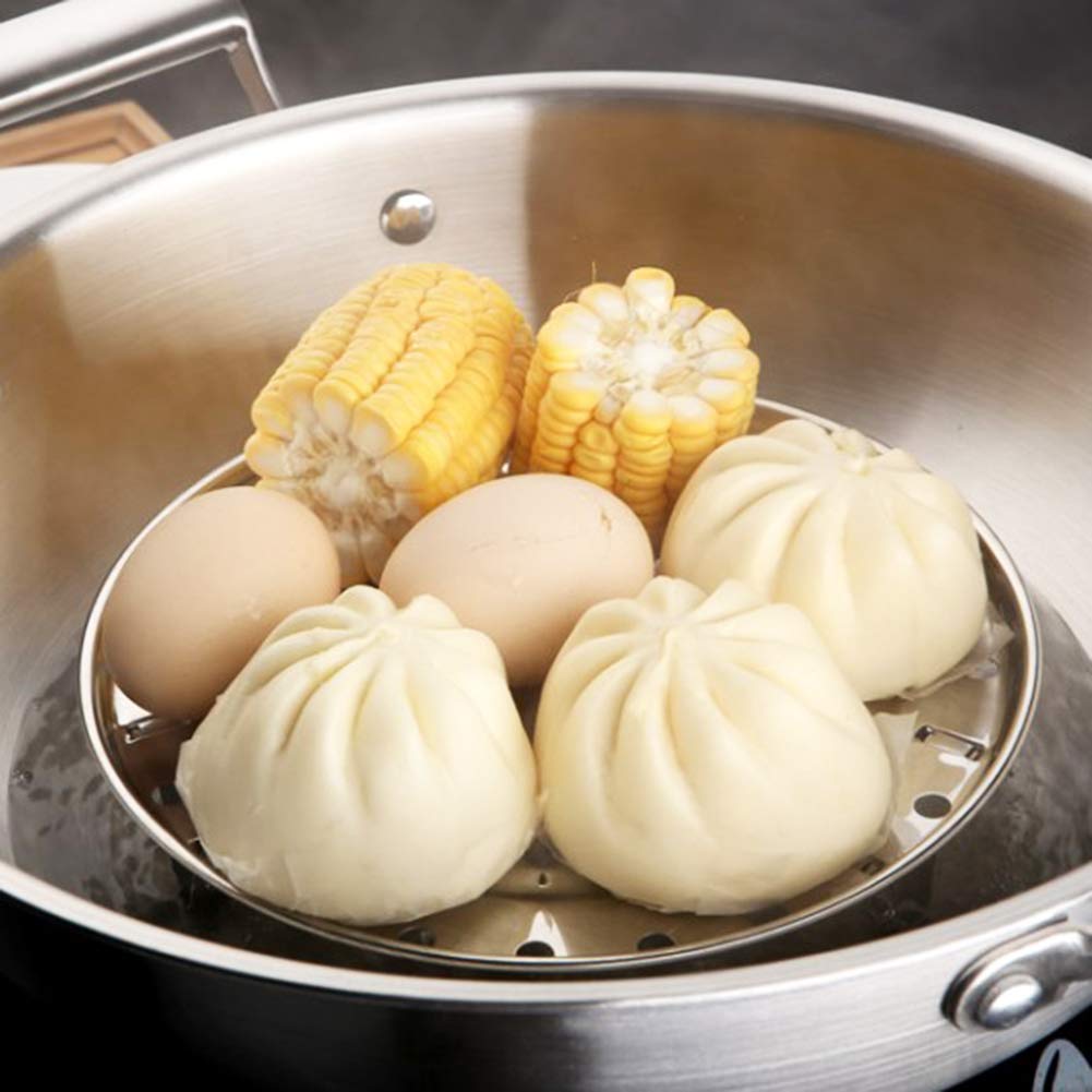 NRDBEEEC steaming rack supports plates for steaming fish or tamales.