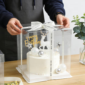 NROZIET bakery-friendly carrier box keeps pastries fresh during transport.