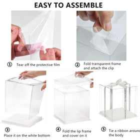 NROZIET transparent lid with protective film to prevent scratches.