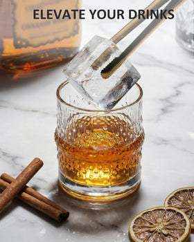NRTBAI slow-melting ice cubes minimize dilution in cocktails.
