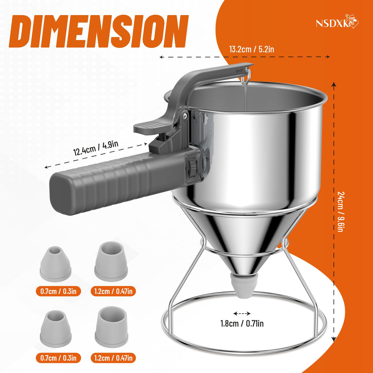 NSDXK multi-use kitchen tool suitable for pancakes, cupcakes, waffles, and more