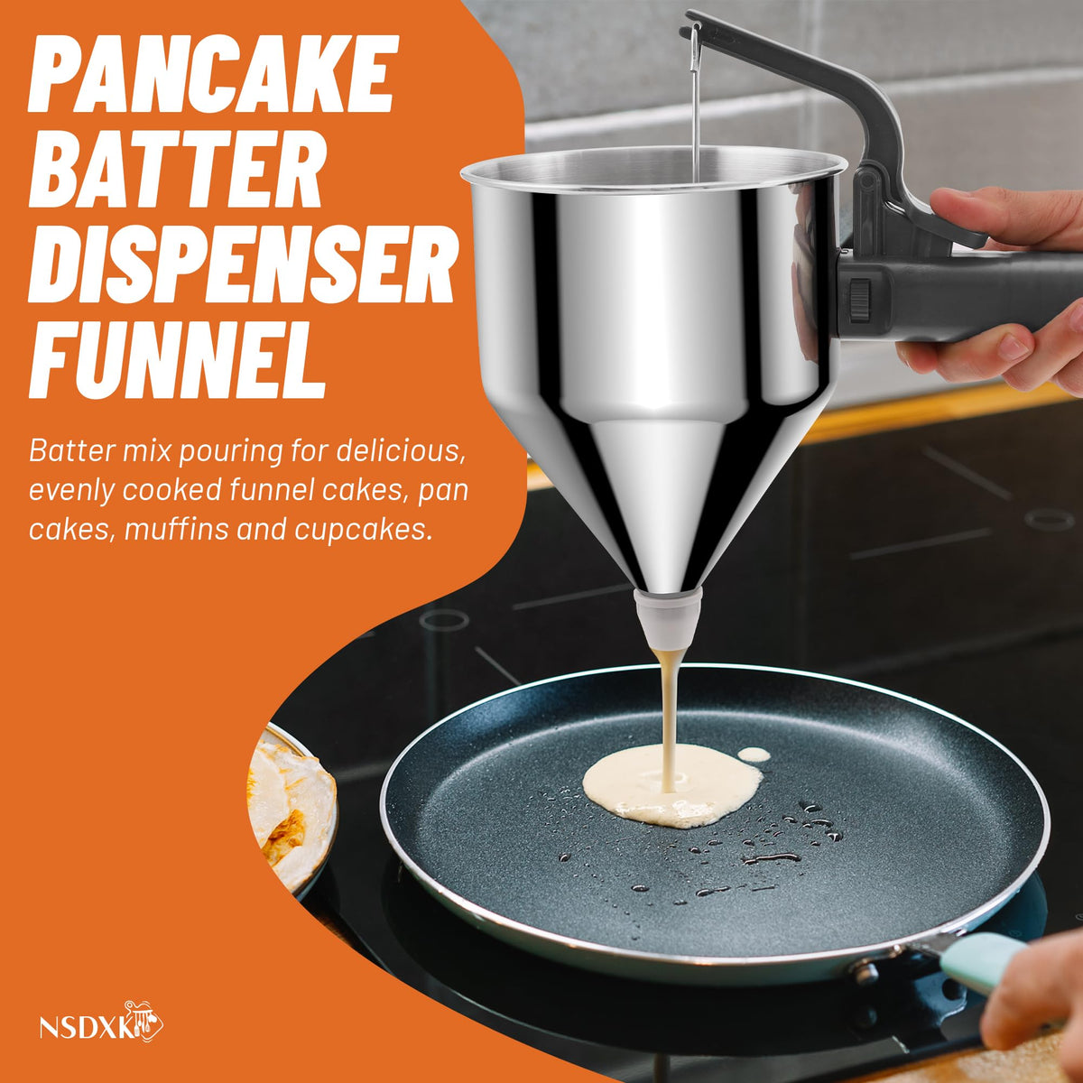 NSDXK stainless steel body resists rust and odors for long-lasting use
