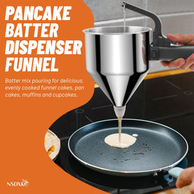 NSDXK stainless steel body resists rust and odors for long-lasting use