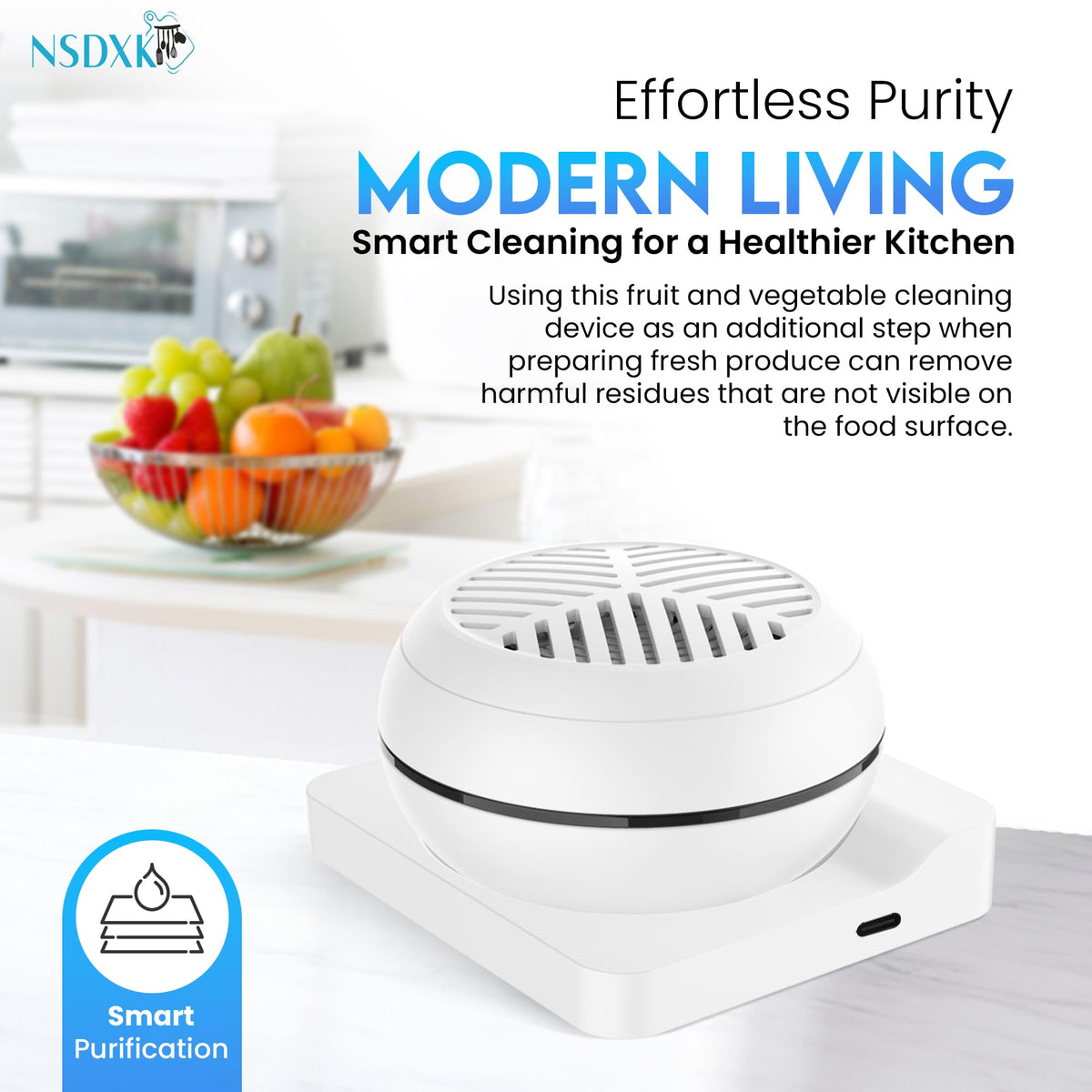NSDXK wireless charging base keeps the cleaner ready for quick cordless use
