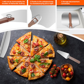 Nsoyos peel with handle extended for greater reach