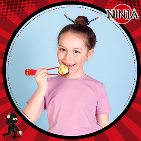 Nuanchu detachable ninja chopsticks shown with cleaning and storage convenience.