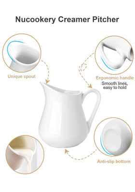 Nucookery high-temperature ceramic pitcher combining durability with style