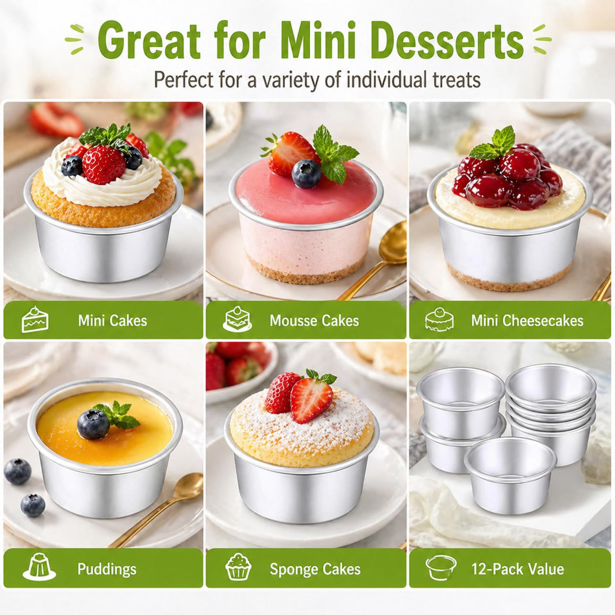 Nuenen baking collection for home parties and layered cakes