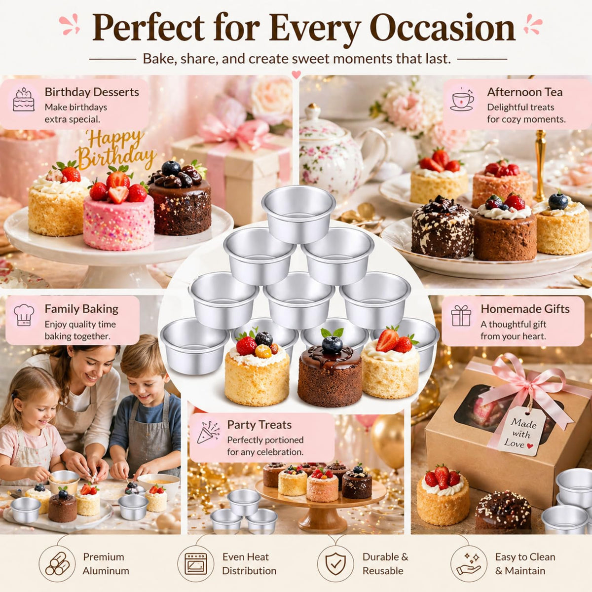 Nuenen dishwasher-safe bakeware ready for daily use and quick cleanup