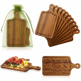 Nuenen mini charcuterie boards set with knives for entertaining and gifting.