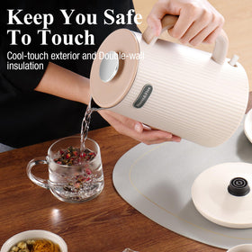 Nueve&Five wide opening with removable lid for easy cleaning.