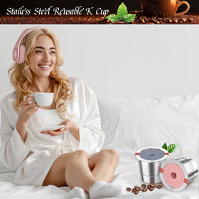 NUKALO eco-friendly savings by refilling coffee pods.
