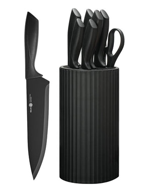 NULAS blades with anti-rust coating support easy dishwasher safe care.