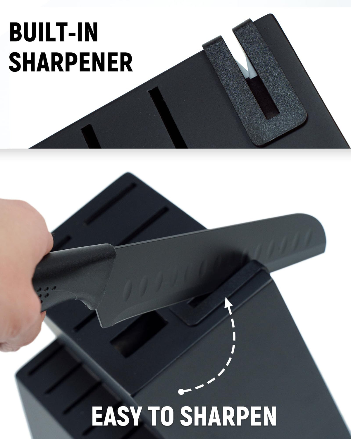 NULAS 8-inch slicing knife ideal for clean, even portioning.