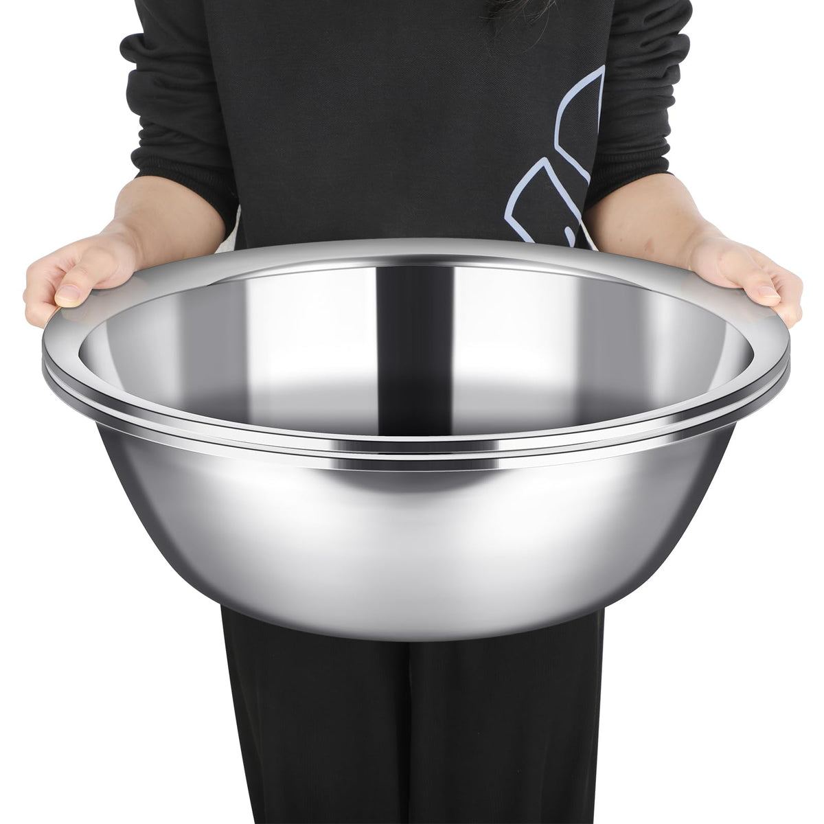 Nuogo 2-pack 17qt mixing bowls with overview and large-batch prep