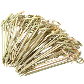 Nuogo knotted-top bamboo cocktail picks for elegant drink garnish